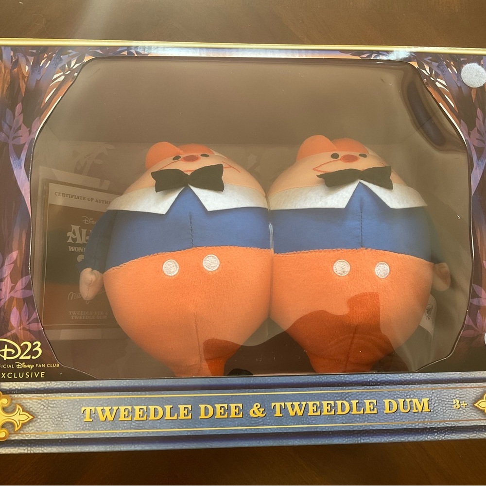 Disney Tweedle Dee and Dum by Mary Blair Alicein Wonderland 70th D23